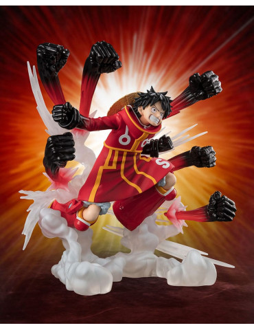 Bandai Spirits - One Piece - Figurine Figuarts ZERO Extra Battle Monkey D. Luffy -Gum Gum Hawk Gatling 2