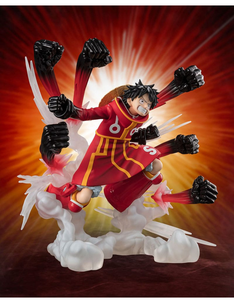 Bandai Spirits - One Piece - Figurine Figuarts ZERO Extra Battle Monkey D. Luffy -Gum Gum Hawk Gatling