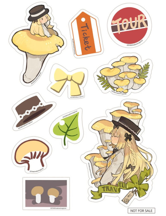 Reverse Studio - Figurine The Mushroom Girls Series No.3 Citrine Pleurotus