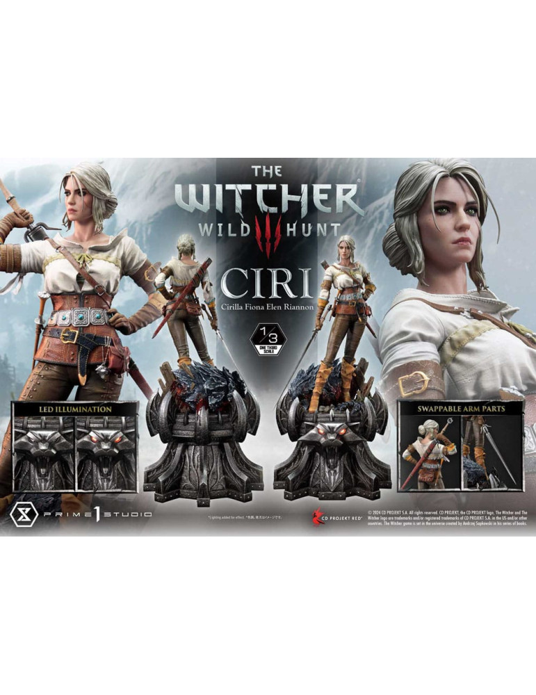 Prime 1 Studio - The Witcher 3: Wild Hunt - Figurine Museum Masterline Ciri Fiona Elen Riannon