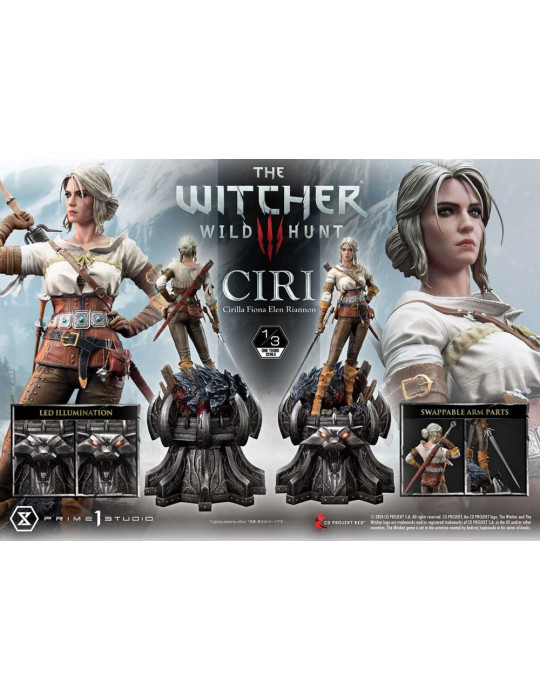 Prime 1 Studio - The Witcher 3: Wild Hunt - Figurine Museum Masterline Ciri Fiona Elen Riannon