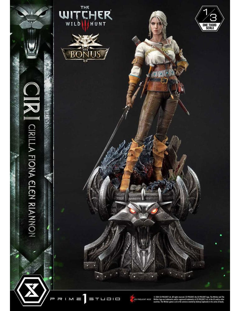 Prime 1 Studio - The Witcher 3: Wild Hunt - Figurine Museum Masterline Ciri Fiona Elen Riannon Bonus Version