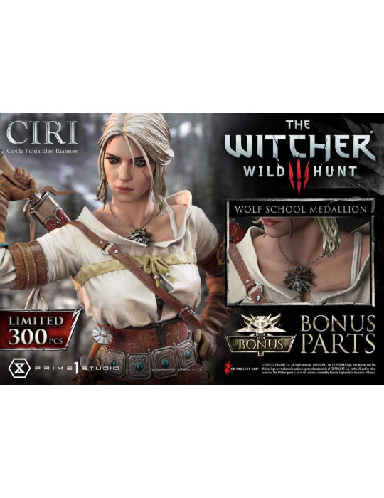 Prime 1 Studio - The Witcher 3: Wild Hunt - Figurine Museum Masterline Ciri Fiona Elen Riannon Bonus Version