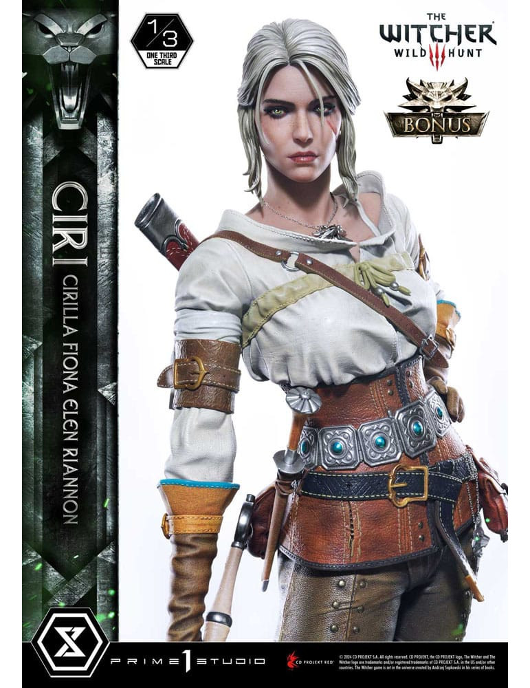 Prime 1 Studio - The Witcher 3: Wild Hunt - Figurine Museum Masterline Ciri Fiona Elen Riannon Bonus Version