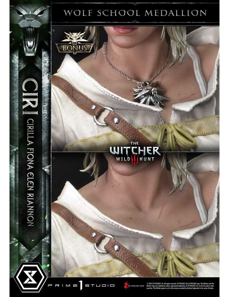 Prime 1 Studio - The Witcher 3: Wild Hunt - Figurine Museum Masterline Ciri Fiona Elen Riannon Bonus Version