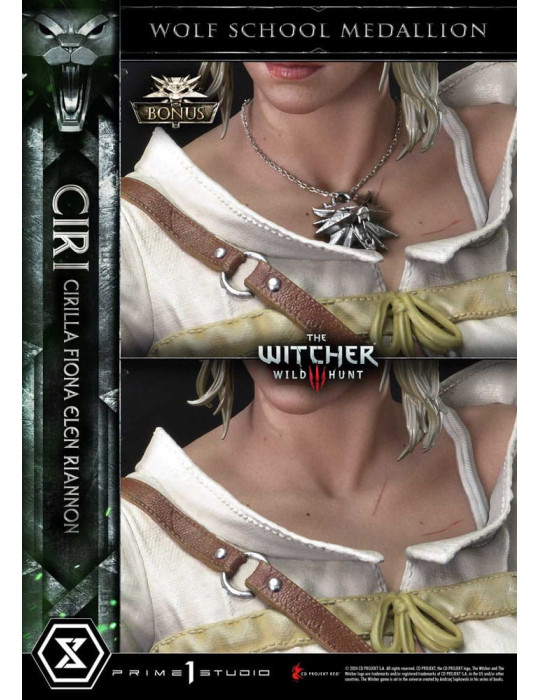 Prime 1 Studio - The Witcher 3: Wild Hunt - Figurine Museum Masterline Ciri Fiona Elen Riannon Bonus Version