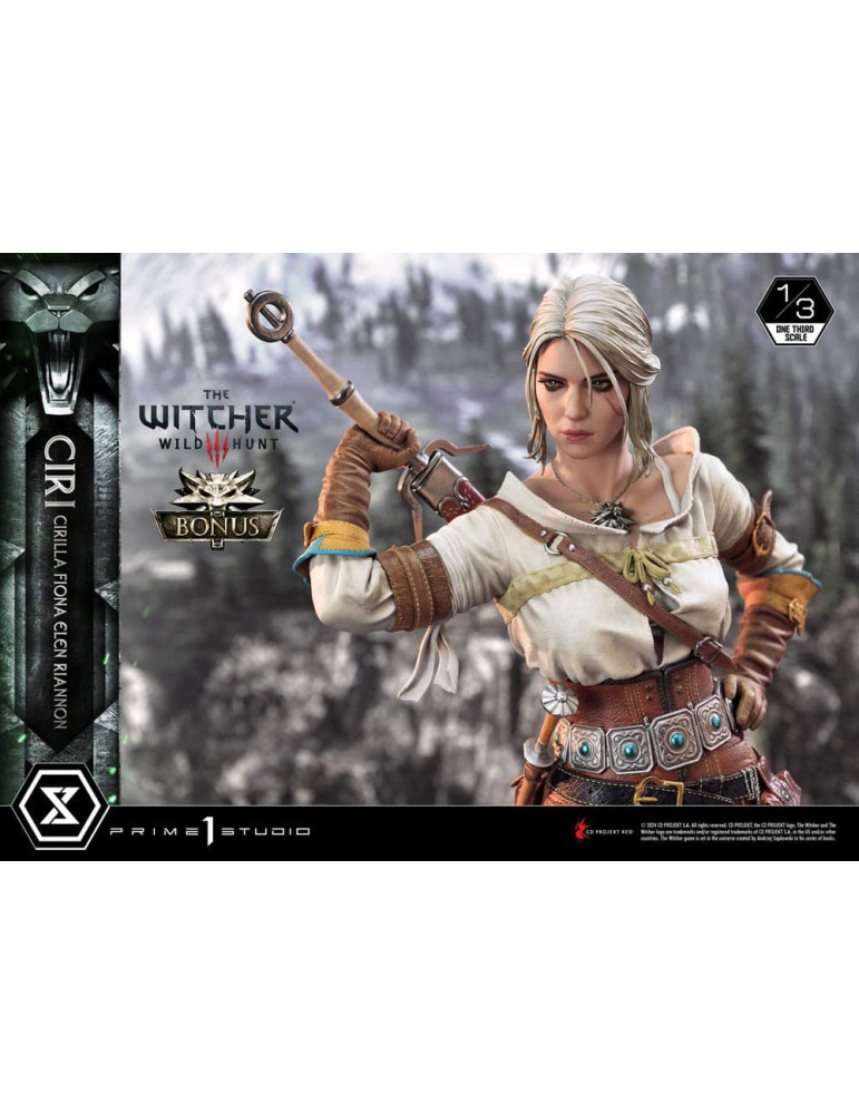 Prime 1 Studio - The Witcher 3: Wild Hunt - Figurine Museum Masterline Ciri Fiona Elen Riannon Bonus Version
