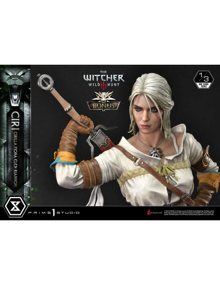 Prime 1 Studio - The Witcher 3: Wild Hunt - Figurine Museum Masterline Ciri Fiona Elen Riannon Bonus Version