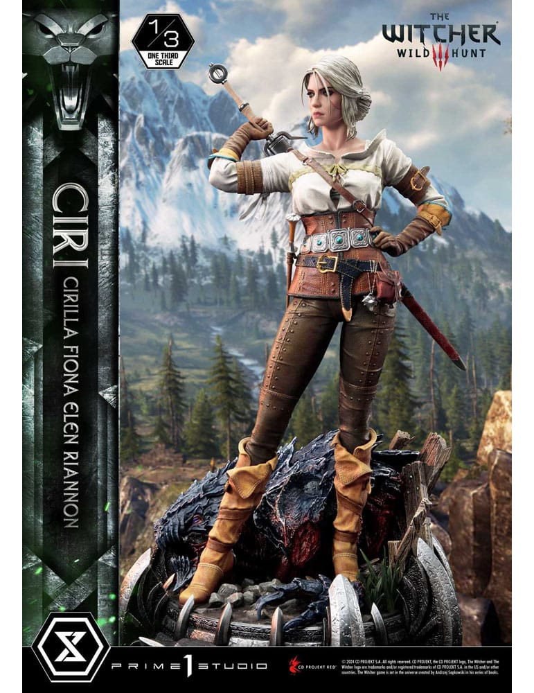 Prime 1 Studio - The Witcher 3: Wild Hunt - Figurine Museum Masterline Ciri Fiona Elen Riannon Bonus Version
