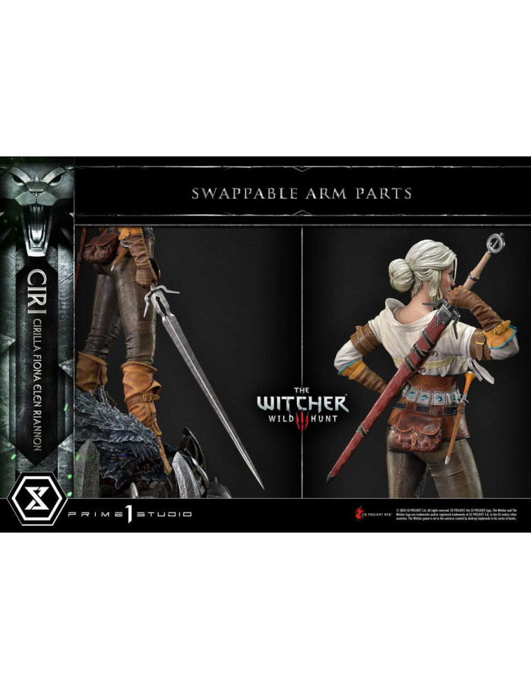 Prime 1 Studio - The Witcher 3: Wild Hunt - Figurine Museum Masterline Ciri Fiona Elen Riannon Bonus Version