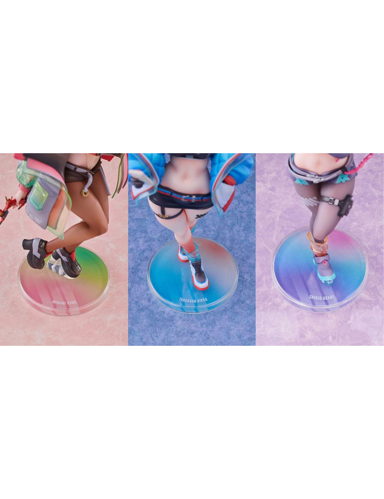 Solarain - Gridman Universe - Pack 3 Figurines Rikka Takarada, Akane Shinjo, Yume Minami: Dreamy Divas Ver