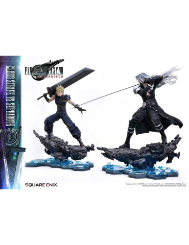 Square Enix - Final Fantasy VII Rebirth - Figurine Cloud Strife vs Sephiroth
