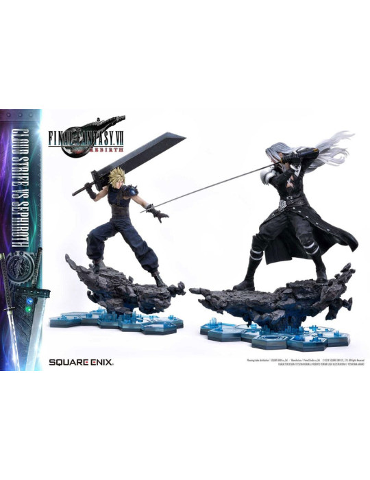 Square Enix - Final Fantasy VII Rebirth - Figure Cloud Strife vs Sephiroth