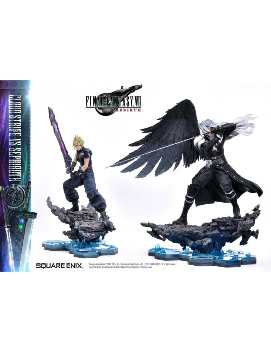 Square Enix - Final Fantasy VII Rebirth - Figure Cloud Strife vs Sephiroth