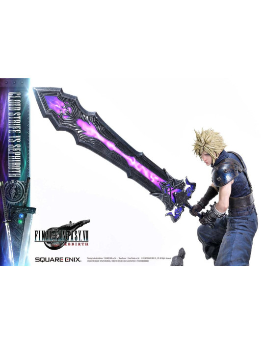 Square Enix - Final Fantasy VII Rebirth - Figurine Cloud Strife vs Sephiroth