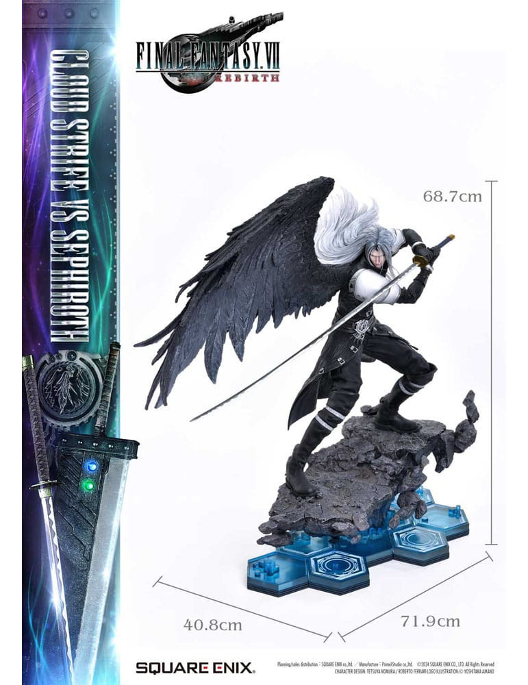 Square Enix - Final Fantasy VII Rebirth - Figure Cloud Strife vs Sephiroth