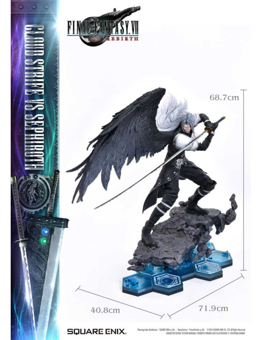 Square Enix - Final Fantasy VII Rebirth - Figure Cloud Strife vs Sephiroth