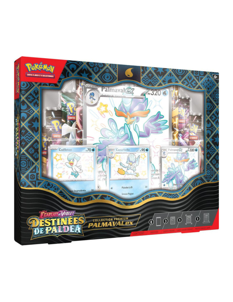 Pokémon Coffret 8 Boosters Collection Premium EV4.5 Palmaval ex (FR)