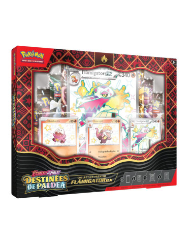 Pokémon Coffret 8 Boosters Collection Premium EV4.5 Flâmigator ex (FR)