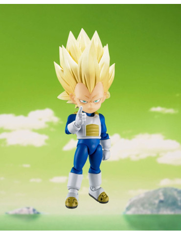Bandai Spirits - Dragon Ball - Figurine S.H.Figuarts Super Saiyan Level 3 Vegeta (mini) Daima
