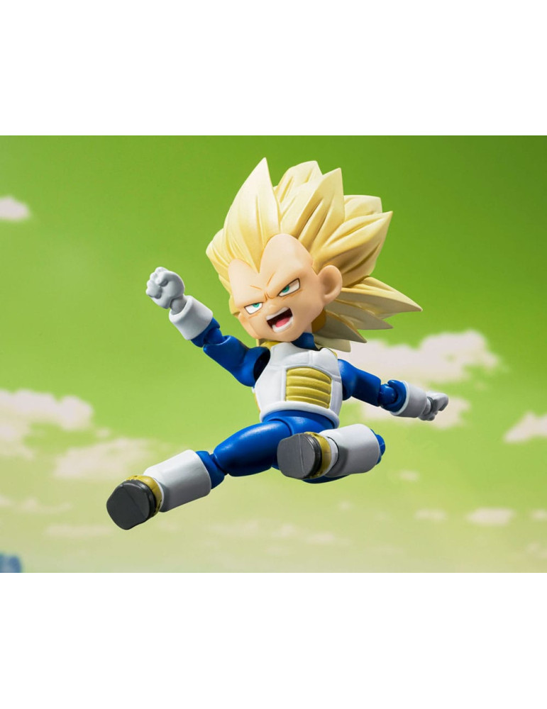 Bandai Spirits - Dragon Ball - Figurine S.H.Figuarts Super Saiyan Level 3 Vegeta (mini) Daima