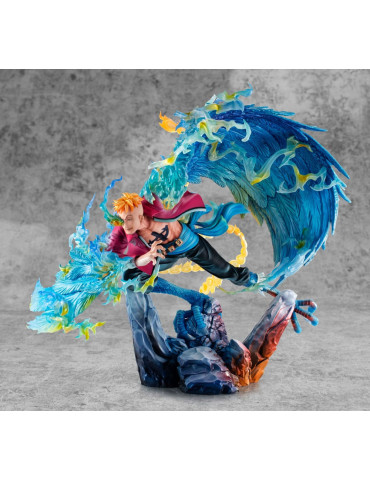 Megahouse - One Piece - Figurine P.O.P. MAS Maximum Marco the Phoenix Leader of 1st group of Whitebeard Pirates