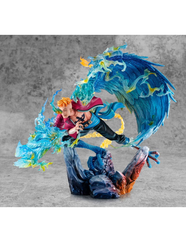 Megahouse - One Piece - Figure P.O.P. MAS Maximum Marco the Phoenix Leader of 1st group of Whitebeard Pirates
