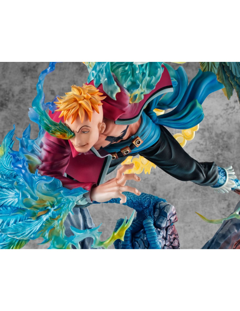 Megahouse - One Piece - Figurine P.O.P. MAS Maximum Marco the Phoenix Leader of 1st group of Whitebeard Pirates