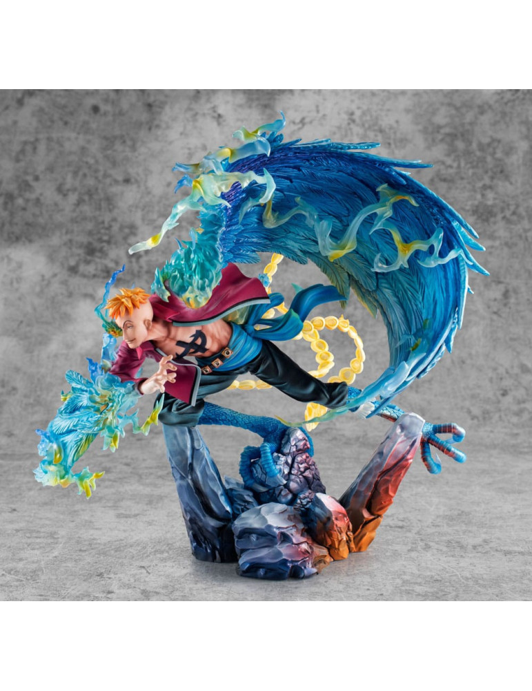 Megahouse - One Piece - Figure P.O.P. MAS Maximum Marco the Phoenix Leader of 1st group of Whitebeard Pirates