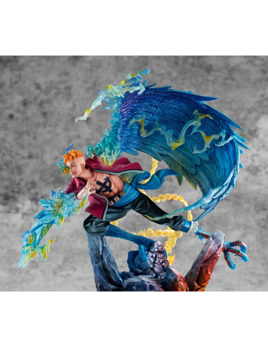 Megahouse - One Piece - Figurine P.O.P. MAS Maximum Marco the Phoenix Leader of 1st group of Whitebeard Pirates