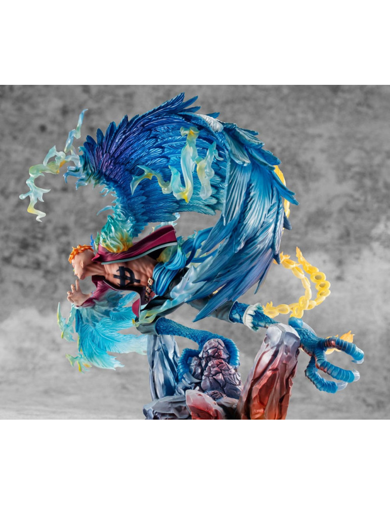 Megahouse - One Piece - Figurine P.O.P. MAS Maximum Marco the Phoenix Leader of 1st group of Whitebeard Pirates