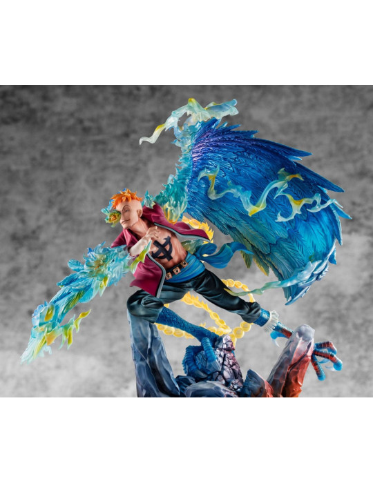 Megahouse - One Piece - Figurine P.O.P. MAS Maximum Marco the Phoenix Leader of 1st group of Whitebeard Pirates