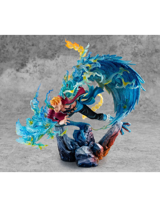 Megahouse - One Piece - Figurine P.O.P. MAS Maximum Marco the Phoenix Leader of 1st group of Whitebeard Pirates