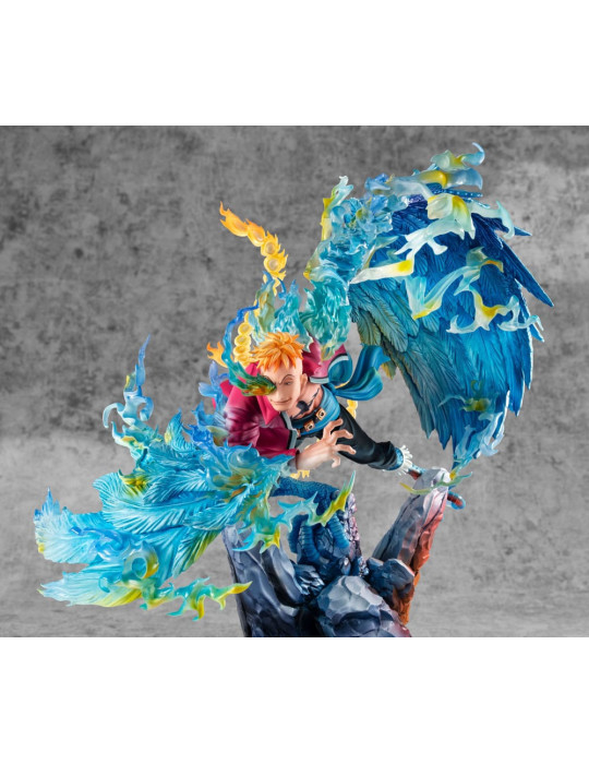 Megahouse - One Piece - Figurine P.O.P. MAS Maximum Marco the Phoenix Leader of 1st group of Whitebeard Pirates