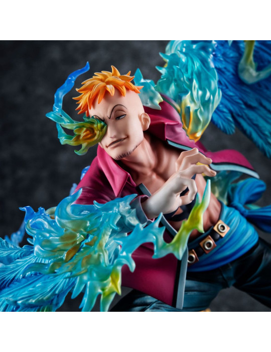 Megahouse - One Piece - Figure P.O.P. MAS Maximum Marco the Phoenix Leader of 1st group of Whitebeard Pirates