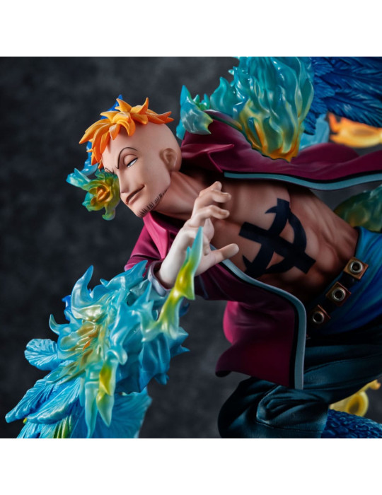 Megahouse - One Piece - Figure P.O.P. MAS Maximum Marco the Phoenix Leader of 1st group of Whitebeard Pirates