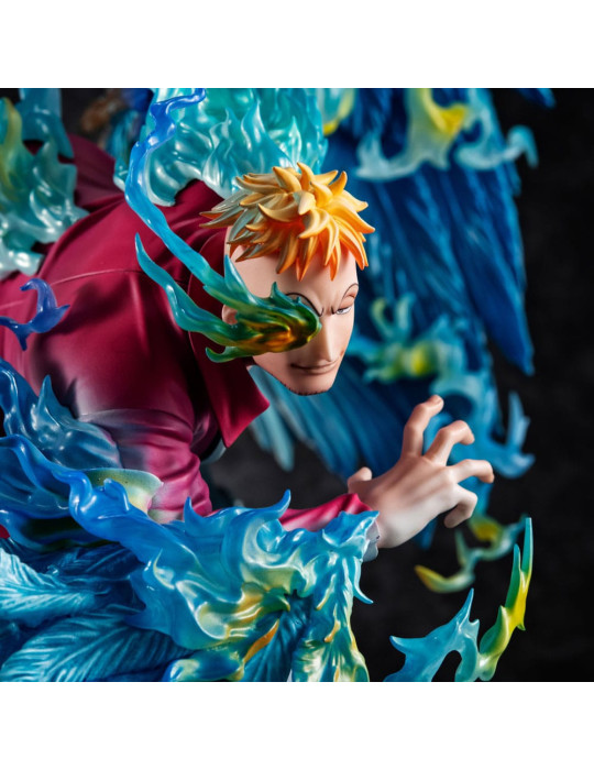 Megahouse - One Piece - Figurine P.O.P. MAS Maximum Marco the Phoenix Leader of 1st group of Whitebeard Pirates