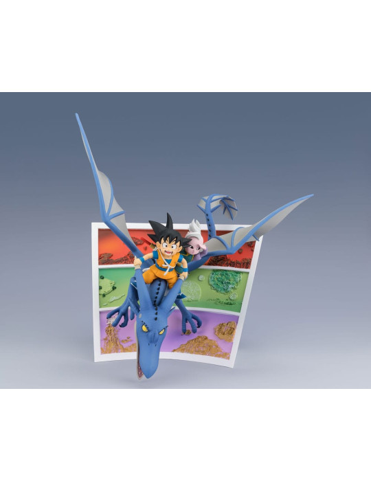 Bandai Spirits - Dragon Ball - Figurine S.H.Figuarts Son Goku & Supreme Kai (mini) Welcome to the great Adventure