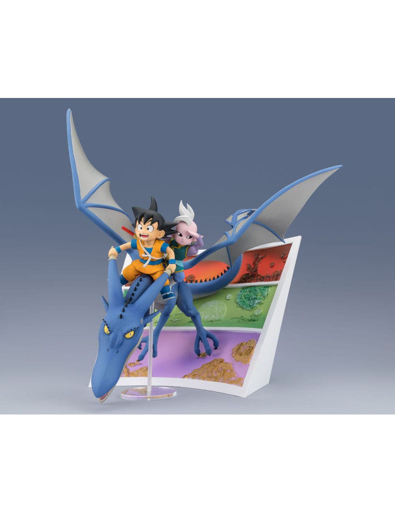 Bandai Spirits - Dragon Ball - Figurine S.H.Figuarts Son Goku & Supreme Kai (mini) Welcome to the great Adventure