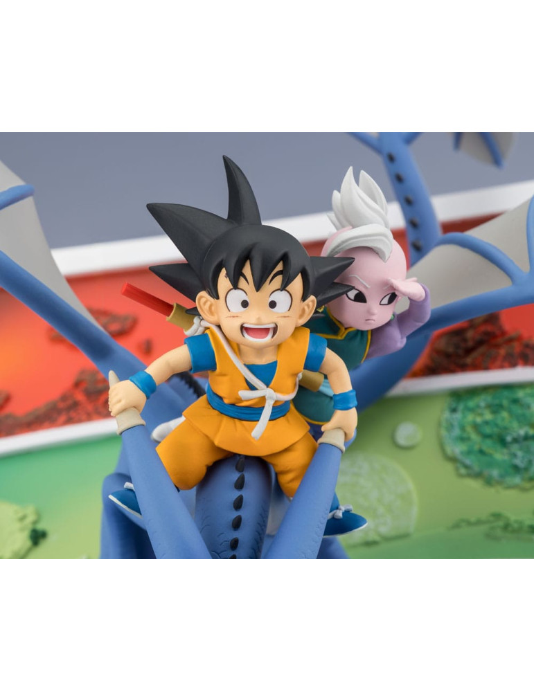 Bandai Spirits - Dragon Ball - Figurine S.H.Figuarts Son Goku & Supreme Kai (mini) Welcome to the great Adventure