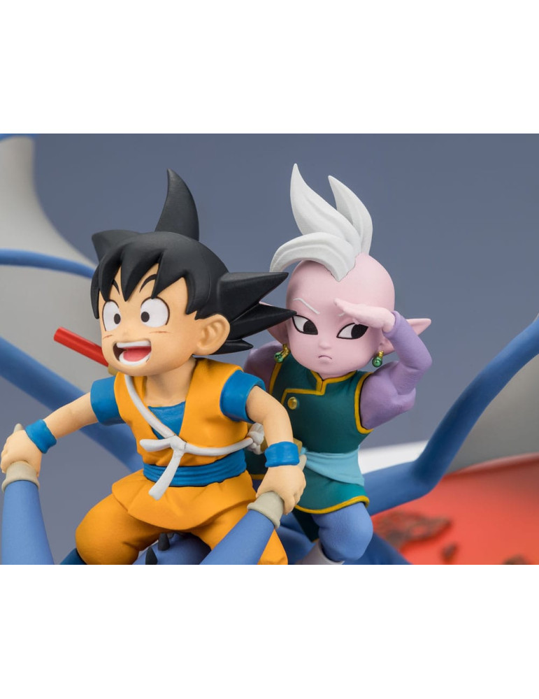 Bandai Spirits - Dragon Ball - Figurine S.H.Figuarts Son Goku & Supreme Kai (mini) Welcome to the great Adventure