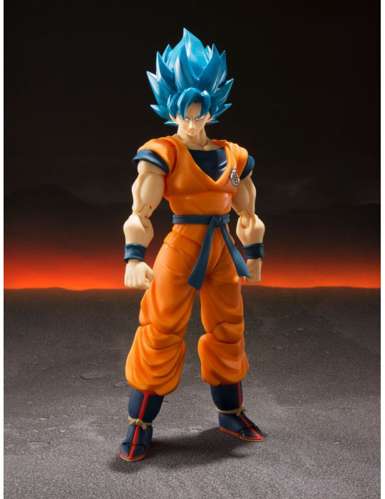 Bandai Spirits - Dragon Ball Super Broly - Figure S.H. Figuarts : Super Saiyan God Super Saiyan Goku Super