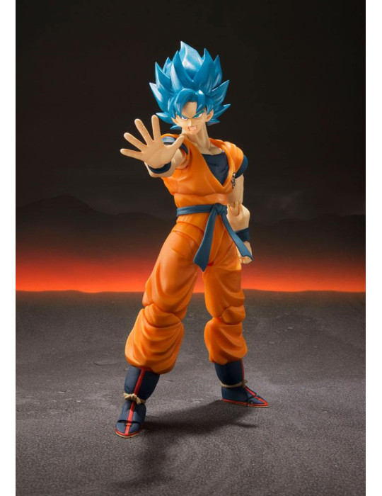 Bandai Spirits - Dragon Ball Super Broly - Figure S.H. Figuarts : Super Saiyan God Super Saiyan Goku Super