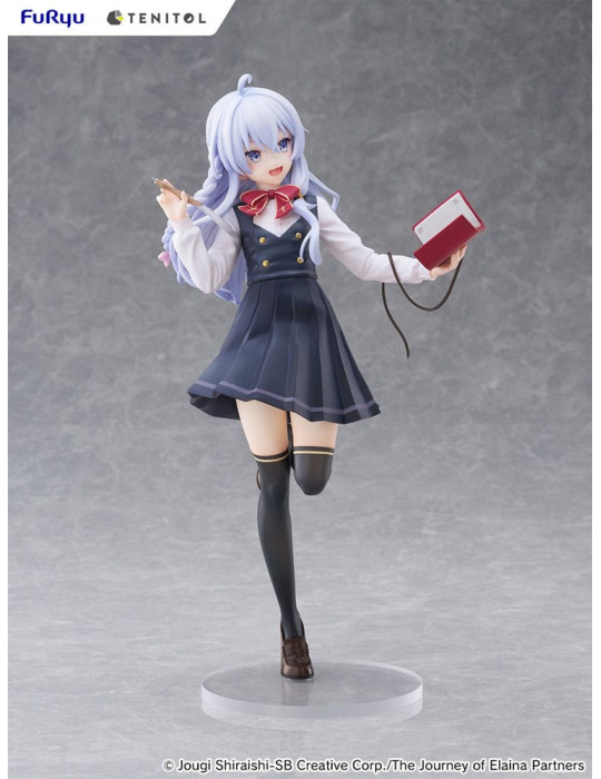Furyu - Wandering Witch: The Journey of Elaina - Figurine Tenitol Tall Elaina School Uniform Ver.