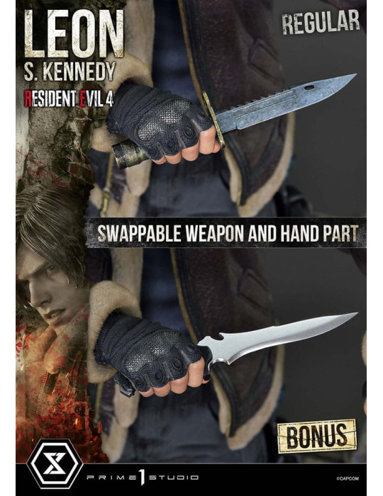 Prime 1 Studio - Resident Evil 4 - Figure Ultimate Premium Masterline Series : Leon S. Kennedy Bonus Ver