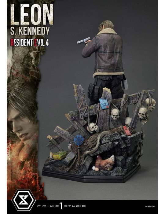 Prime 1 Studio - Resident Evil 4 - Figure Ultimate Premium Masterline Series : Leon S. Kennedy Bonus Ver