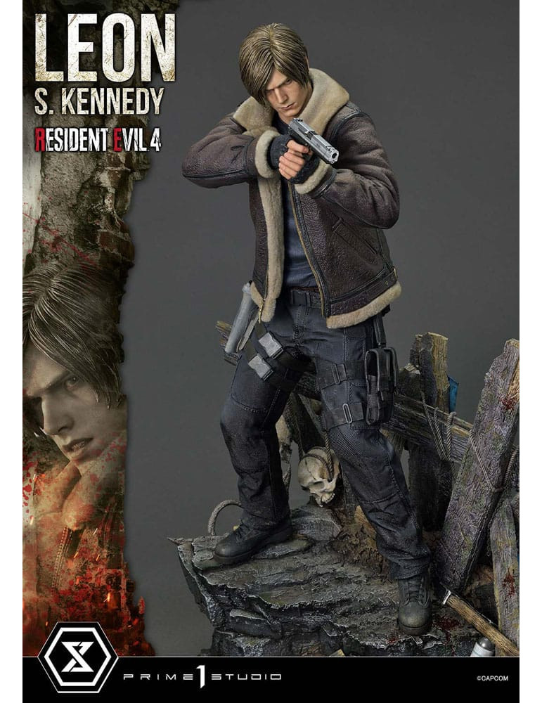 Prime 1 Studio - Resident Evil 4 - Figurine Ultimate Premium Masterline Series : Leon S. Kennedy Bonus Ver