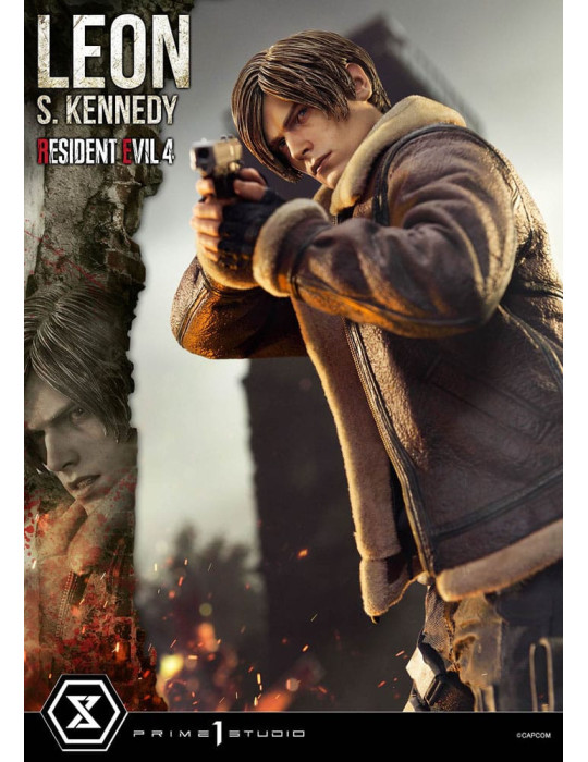 Prime 1 Studio - Resident Evil 4 - Figurine Ultimate Premium Masterline Series : Leon S. Kennedy