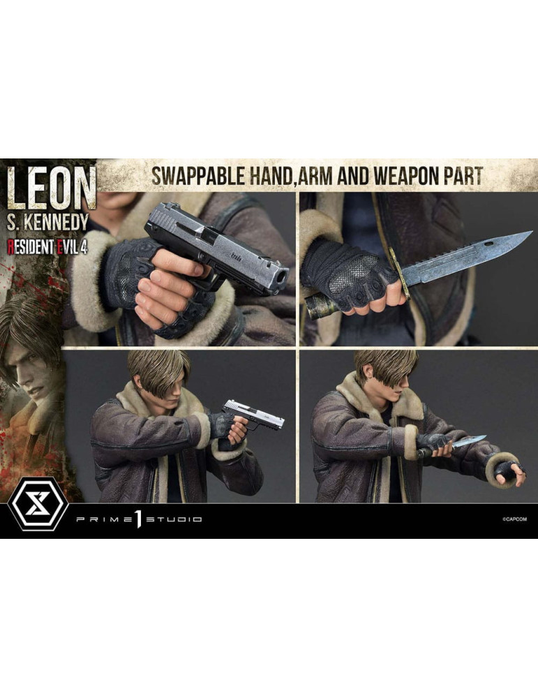 Prime 1 Studio - Resident Evil 4 - Figurine Ultimate Premium Masterline Series : Leon S. Kennedy