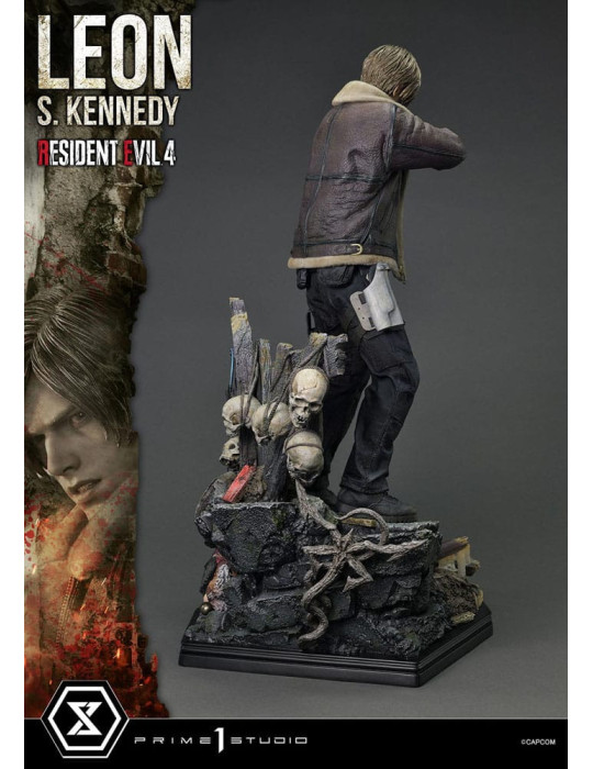Prime 1 Studio - Resident Evil 4 - Figurine Ultimate Premium Masterline Series : Leon S. Kennedy